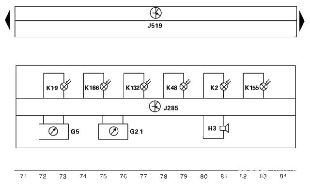 How to read the circuit diagram of automobile combination instrument system