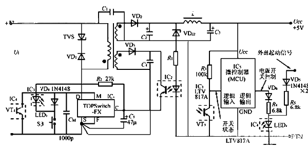 MCU controlled switch circuit design