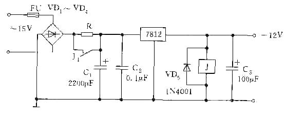 Relay start circuit diagram