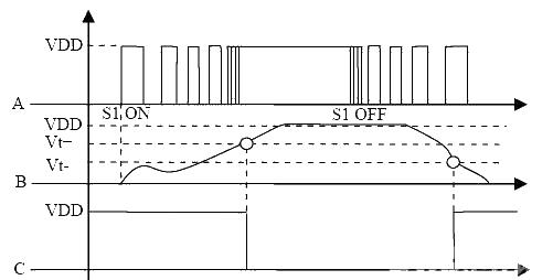 Button anti-shake control circuit diagram