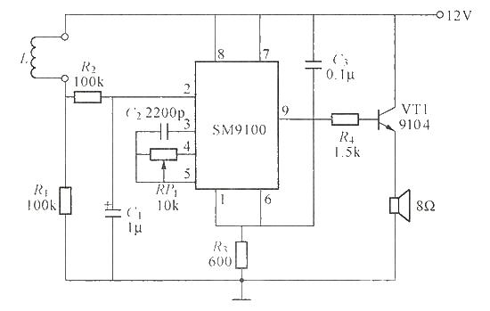 Disconnected anti-theft alarm circuit diagram