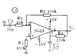 Inverting output op amp circuit