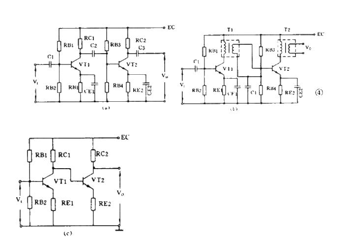 Low frequency amplifier coupling circuit