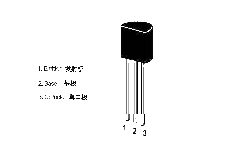 8050 transistor pin diagram and functions