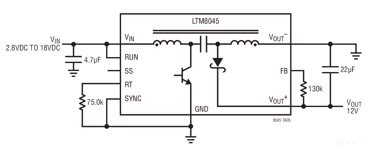 12V SEPIC Converter LTM8045 12V SEPIC Converter