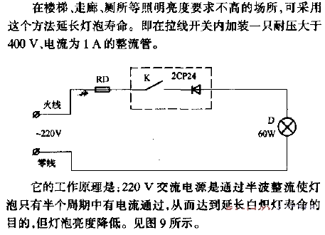 Extend the life<strong><strong>of incandescent lamps</strong></strong>with<strong><strong>diodes</strong></strong>. gif