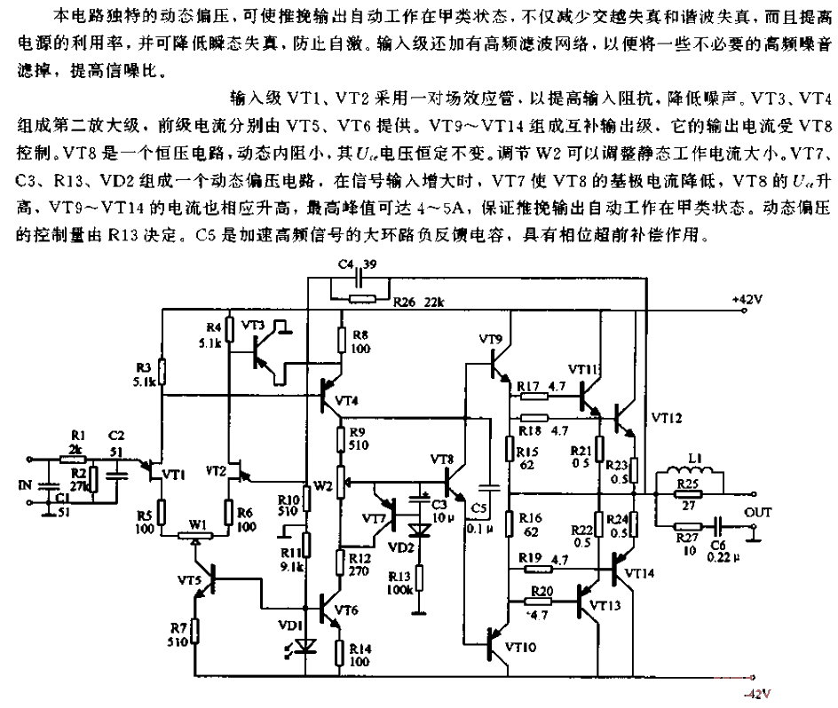 Class A<strong><strong>Power Amplifier Circuit with Dynamic Bias</strong></strong>.gif