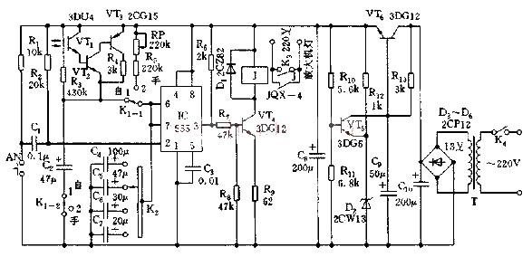 Photo enlargement Automatic metering timer electronic circuit diagram