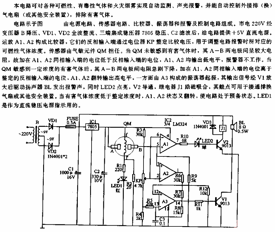 <strong>flammable gas</strong> leakage<strong>alarm circuit</strong>.gif