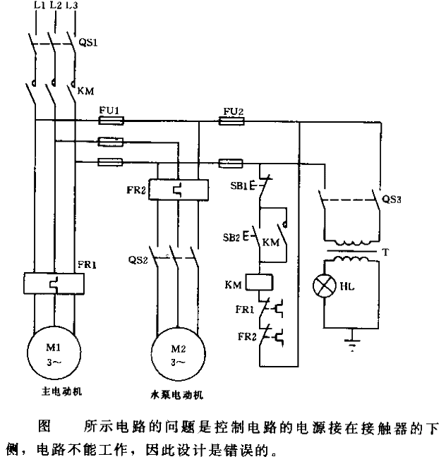 Wrongly designed C620 lathe <strong>circuit</strong>.gif