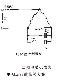 <strong>Three-phase motor</strong> changes to single-phase operation <strong>Wiring method</strong>_2.gif