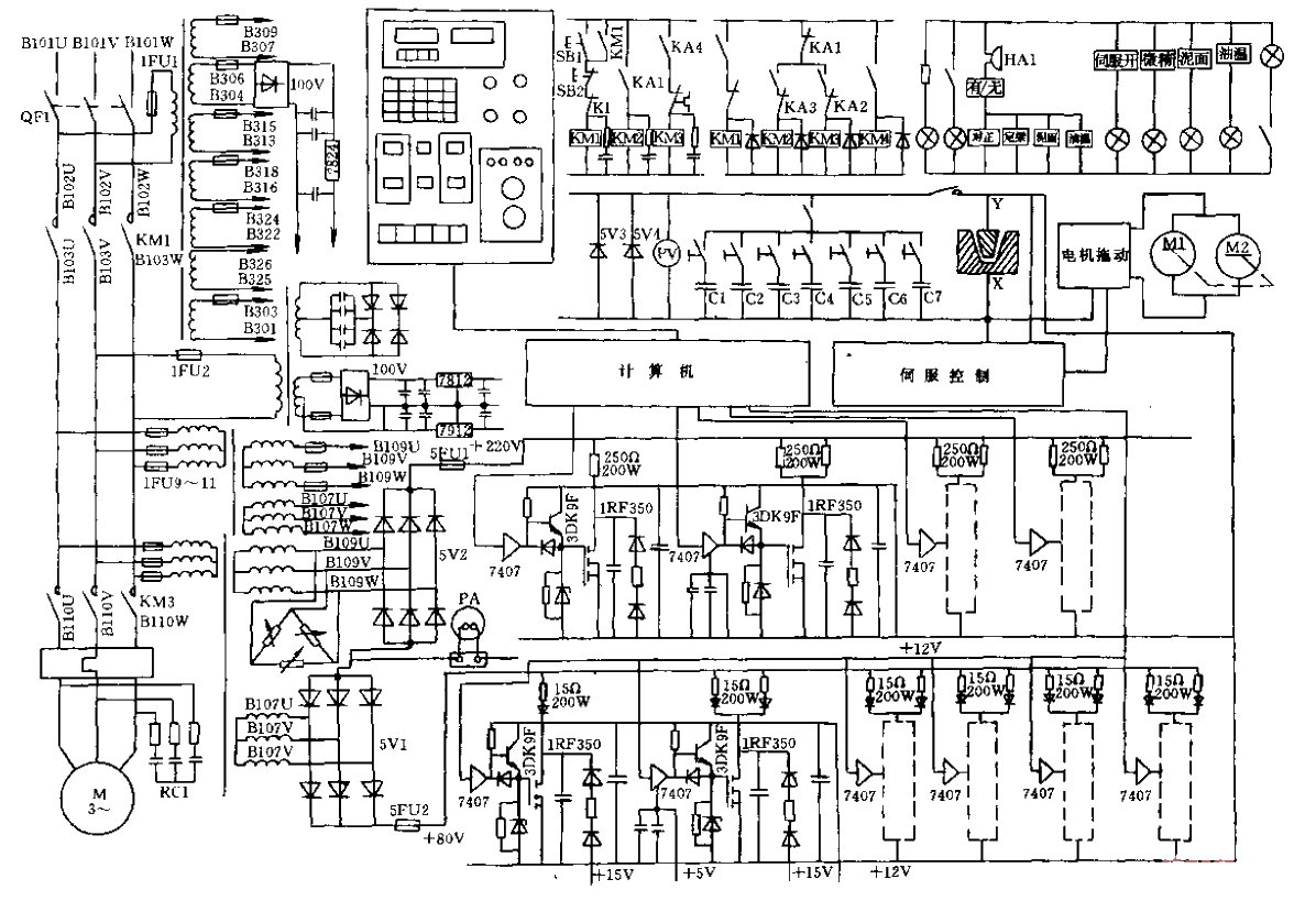 SG-30C type pulse power supply circuit