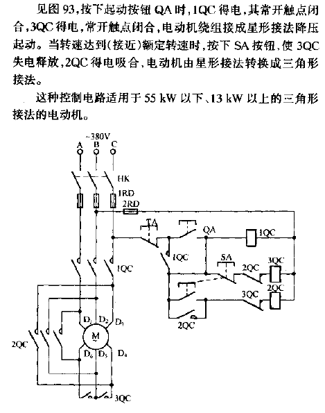 Manual Y-△ reduced voltage starting<strong>Control circuit</strong>.gif