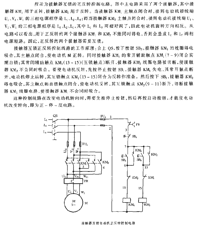 Contactor interlock<strong>Motor</strong>Forward and reverse<strong>Control circuit</strong>.gif