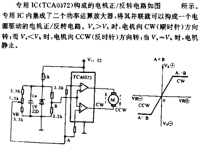 <strong>Motor</strong> Forward/Reverse<strong>Circuit</strong> composed of power<strong>Operation Amplifier</strong>.gif