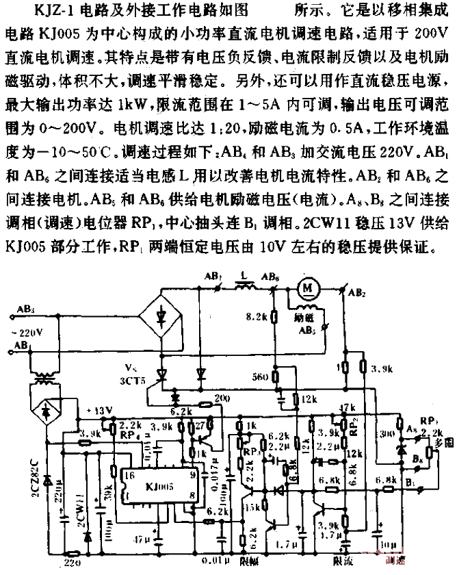 <strong>DC motor speed control</strong> board KJZ-1.gif