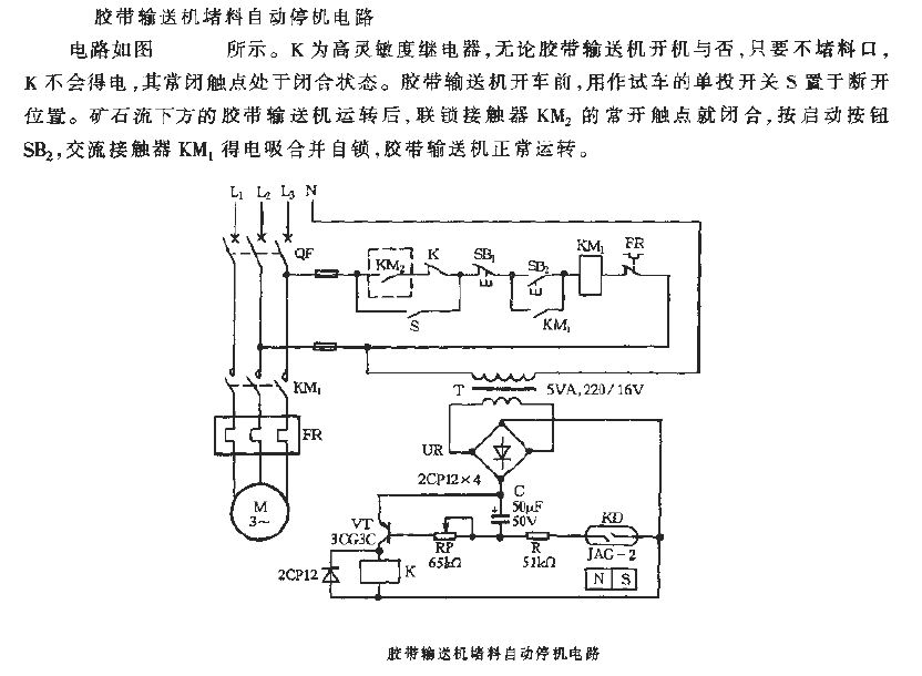 Belt conveyor automatically stops due to material blockage<strong>Electromechanical</strong>.gif