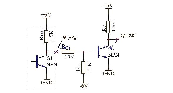 Circuit diagram of triode inverter