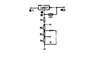 Step-type adjustable voltage regulator<strong><strong>Power supply circuit diagram</strong></strong>.gif