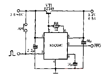 MAX687 Typical<strong><strong>Application Circuit Diagram</strong></strong>.gif