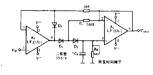 Ultra-Low Drift Peak<strong><strong>Detector</strong></strong><strong><strong>Circuit Diagram</strong></strong>.gif