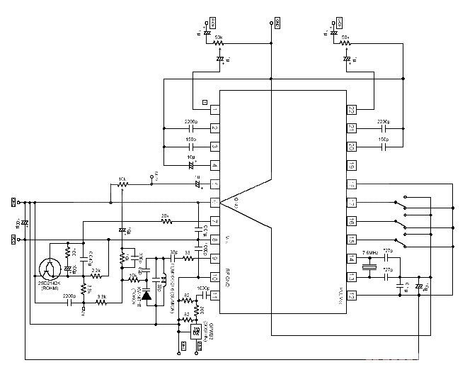 High fidelity wireless stereo speaker circuit diagram pin function diagram