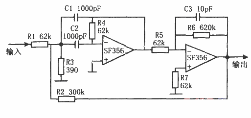 High Q value bandpass<strong><strong>Filter circuit</strong></strong>Fig.gif