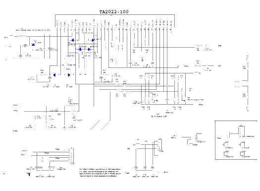 TA2022 and TAS5010 digital power amplifier circuit diagram