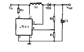 LT1111 composition<strong><strong>Boost</strong></strong>mode<strong><strong>Circuit diagram</strong></strong>.gif