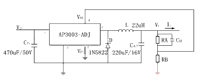 <strong><strong>Step-down circuit</strong></strong> composed of A<strong>P30</strong>03 Figure.gif