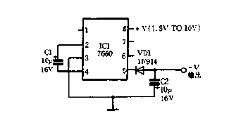 Circuit diagram of positive<strong><strong>power supply</strong></strong>generating negative<strong><strong>power supply</strong></strong>. gif