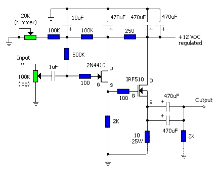 JFET-MOSFET<strong><strong>Headphones</strong></strong> circuit diagram.gif