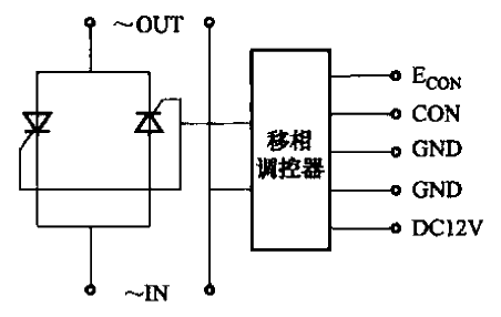 Internal wiring of single-phase AC intelligent control module