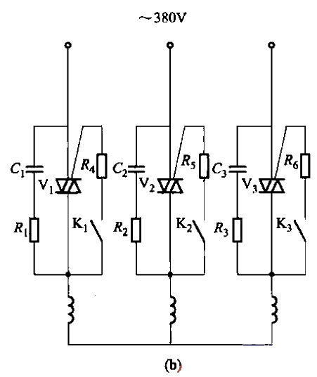 Thyristor AC switch circuit 6b