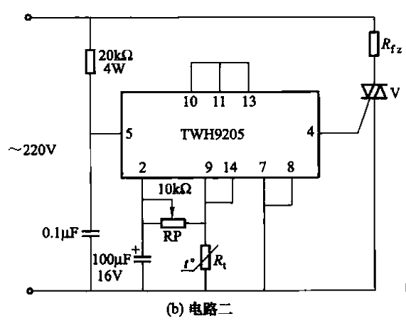 53. Automatic<strong>temperature control circuit</strong> composed of TWH9205 type<strong>integrated circuit</strong>b.gif