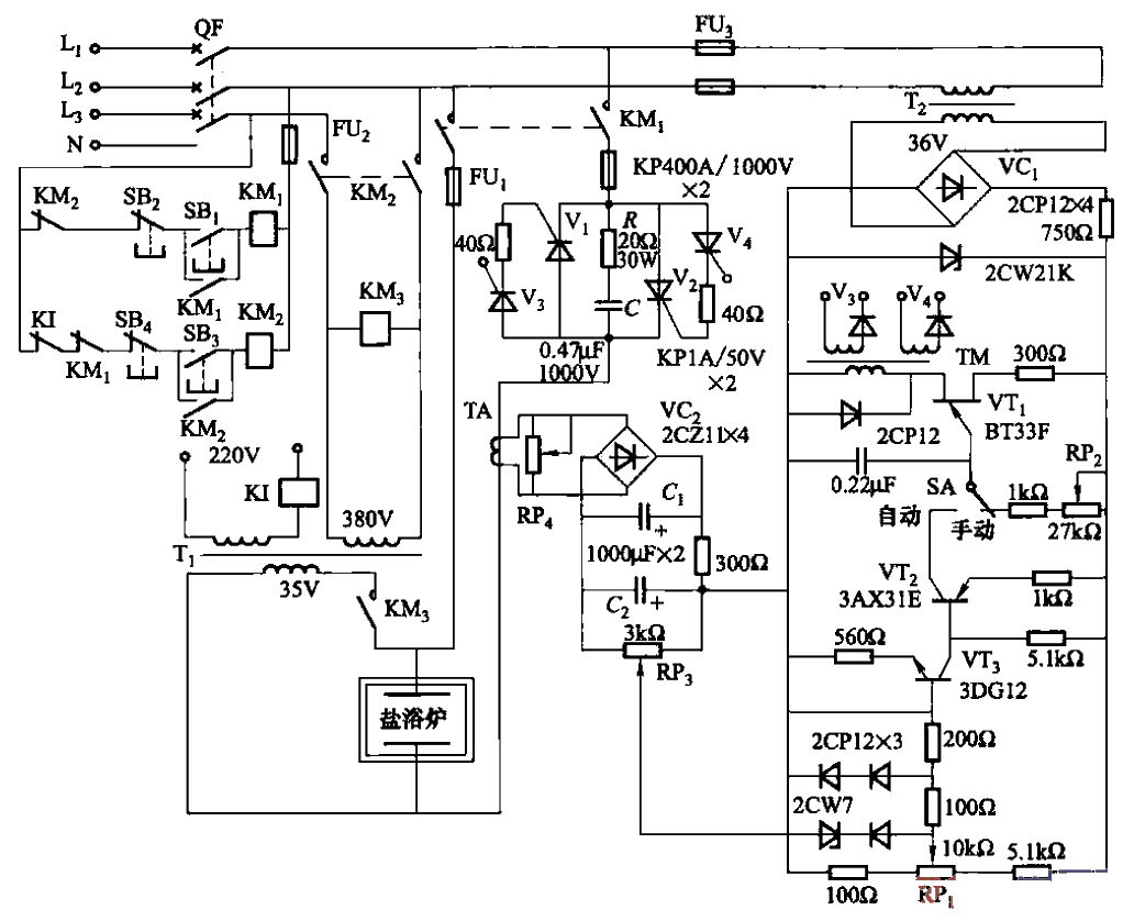 79. Salt bath<strong>Resistance furnace</strong><strong>Temperature control circuit</strong>.gif