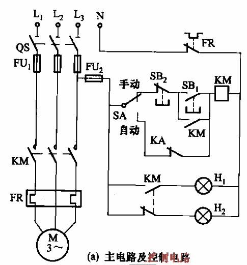 11. Dry reed switch liquid level automatic control <strong>Circuit</strong> part 2 (fill-in type) a.gif