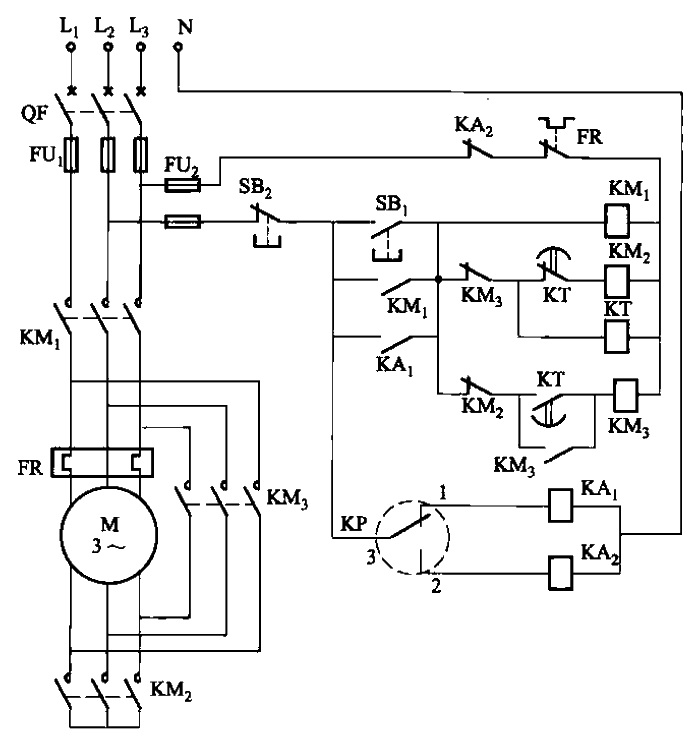 23. Electric contact<strong>Pressure gauge</strong> type liquid level automatic control<strong>Circuit</strong>Part 3.gif