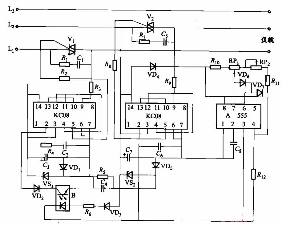 56. Two-phase three-phase zero-voltage<strong>switching circuit</strong> using KC08 type<strong>integrated circuit</strong>.gif