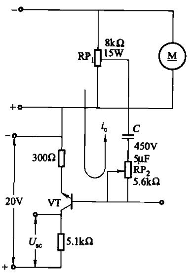 Voltage differential negative feedback circuit