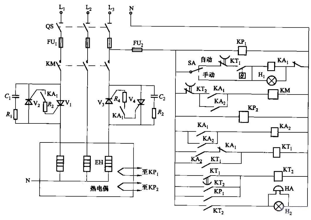 78.<strong>Resistance Furnace</strong><strong>Thyristor</strong>Type<strong>Temperature Control Circuit</strong>Part 3.gif