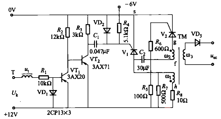 14. Small<strong>transistor</strong><strong>trigger circuit</strong> with output from <strong>pulse transformer</strong> Part 2.gif