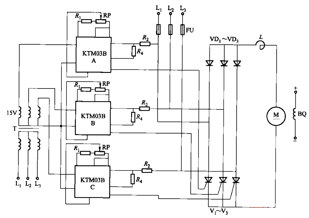 22. KTM03 type <strong>circuit</strong> for three-phase half-controlled<strong>rectification</strong><strong>speed regulation</strong>.gif