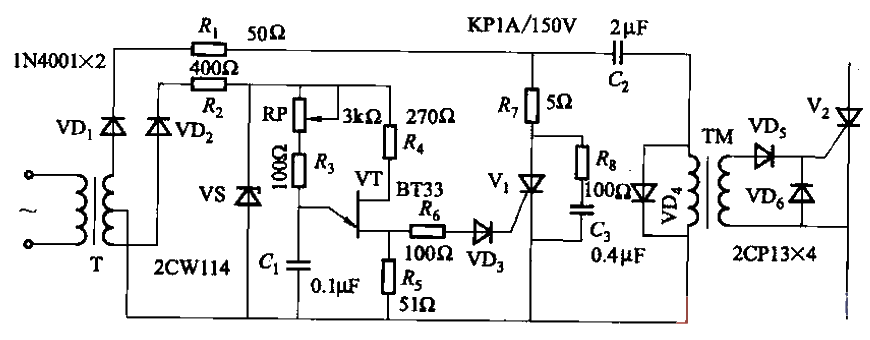 13. One of the small<strong>transistor</strong><strong>trigger circuits</strong> outputted by the <strong>pulse transformer</strong>.gif