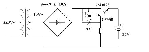 Car battery charging circuit diagram