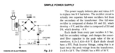 Simple Power supply circuit