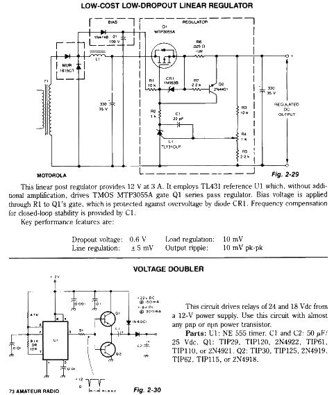 Low Cost Voltage Doubler circuit