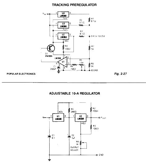 Tracking and Adjustable 10A Regualator circuit