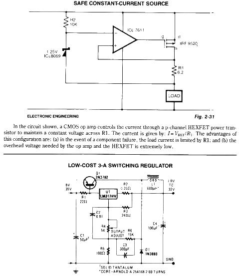 3A Low cost switching Regulator circuit