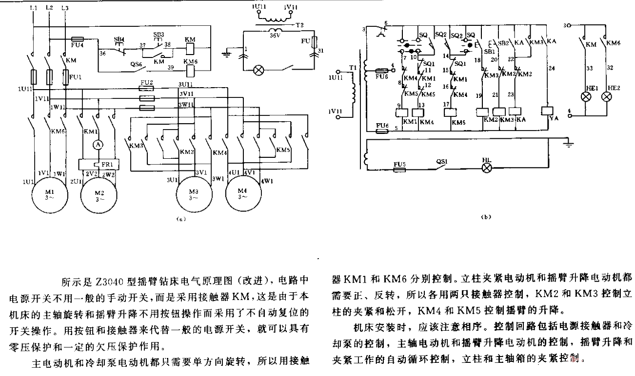 Z3040 radial drilling machine<strong>Electrical schematic diagram</strong><strong>Circuit</strong> (<strong>Circuit</strong>).gif